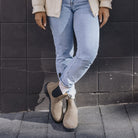 Blundstone Chelsea Boots - Unisex Stone Nubuck Shoe Deals Outlet