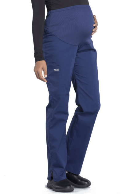 Cherokee Scrubs Pants Workwear Professionals Maternity Straight Leg Petite Navy XL 716605543162 Shoe Deals Outlet