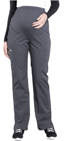 Cherokee Scrubs Pants Workwear Professionals Maternity Straight Leg Tall Pewter Large 716605873382 Shoe Deals Outlet