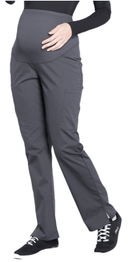 Cherokee Scrubs Pants Workwear Professionals Maternity Straight Leg Tall Pewter Large 716605873382 Shoe Deals Outlet