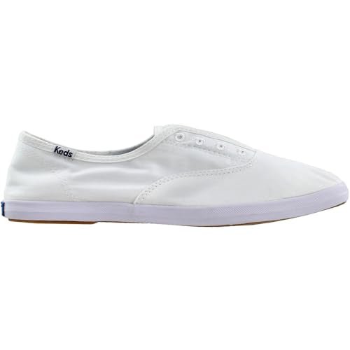Keds Chillax Slip On - Women's Washed White Shoe Deals Outlet