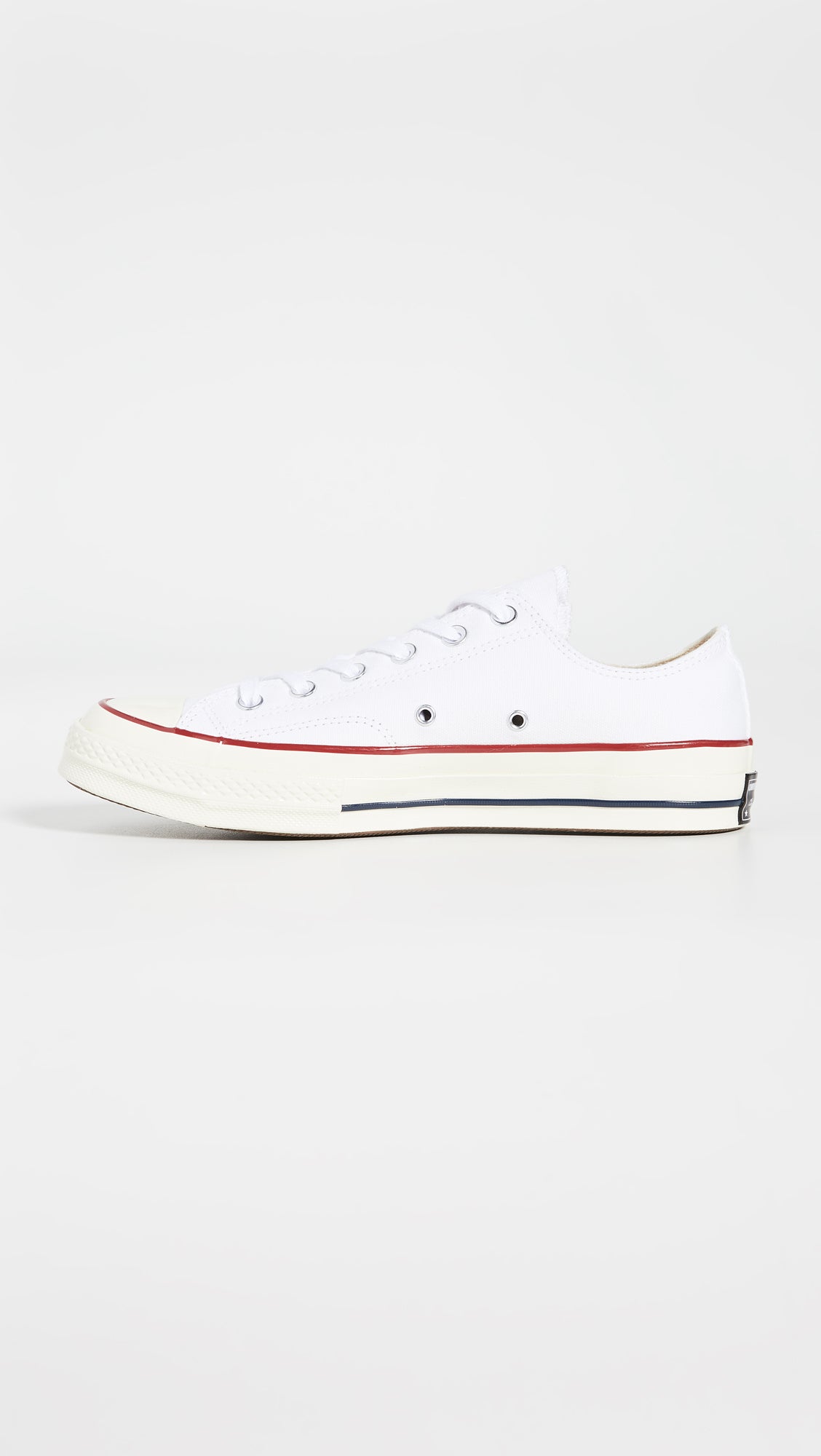 Converse Chuck 70 Low - Top - Unisex White/Garnet/Egret Shoe Deals Outlet
