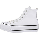 Converse Chuck Taylor All Star Lift Platform Leather High - Top - Women's White/Black/White Shoe Deals Outlet