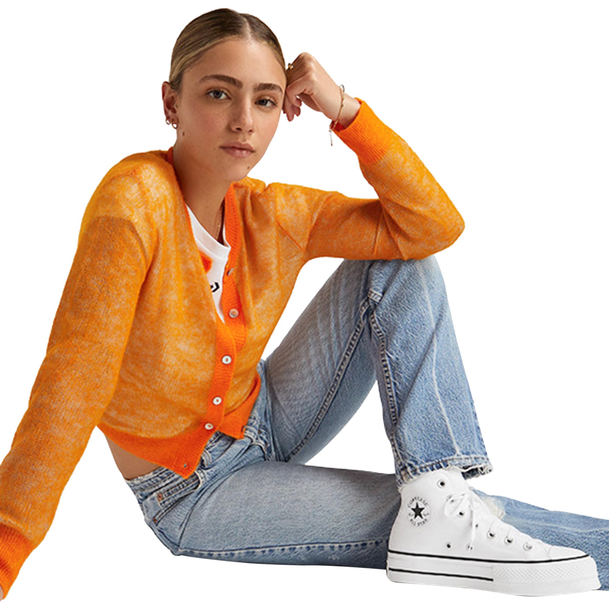 Converse Chuck Taylor All Star Lift - Women's White/Black/White Shoe Deals Outlet
