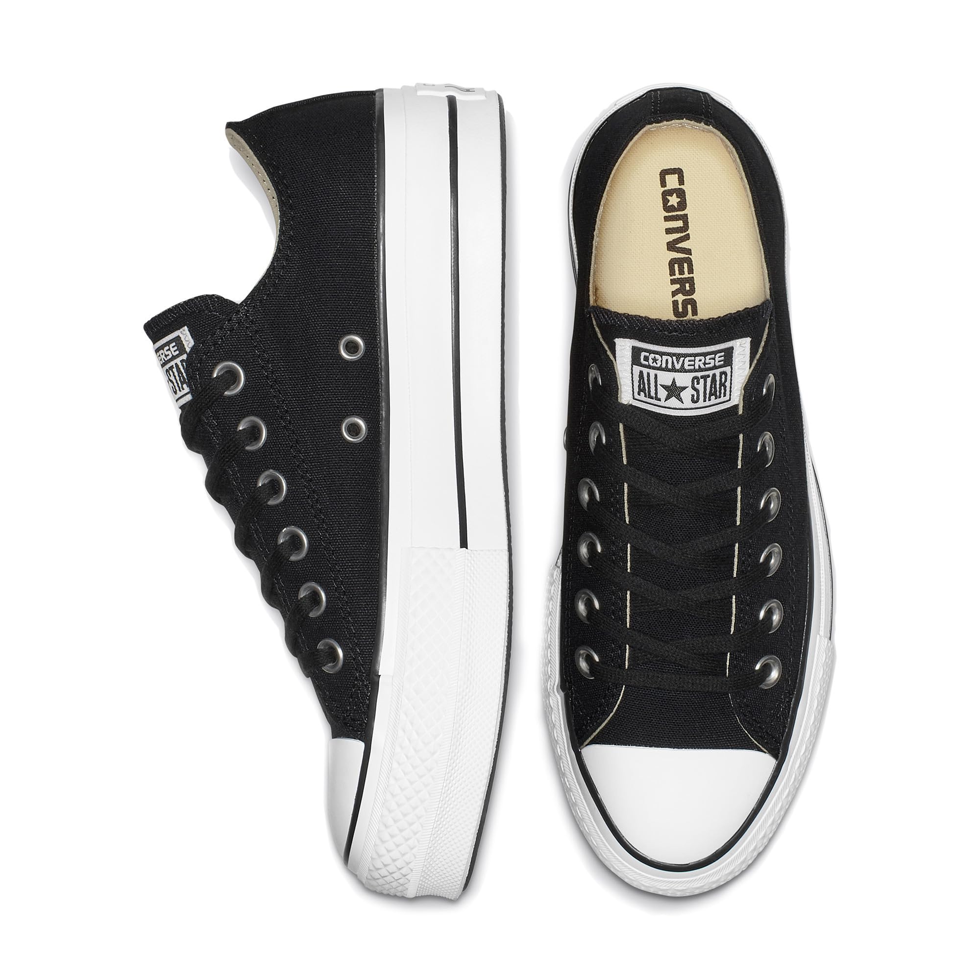 Converse Chuck Taylor All Star Lift - Women's Black/White/White Shoe Deals Outlet