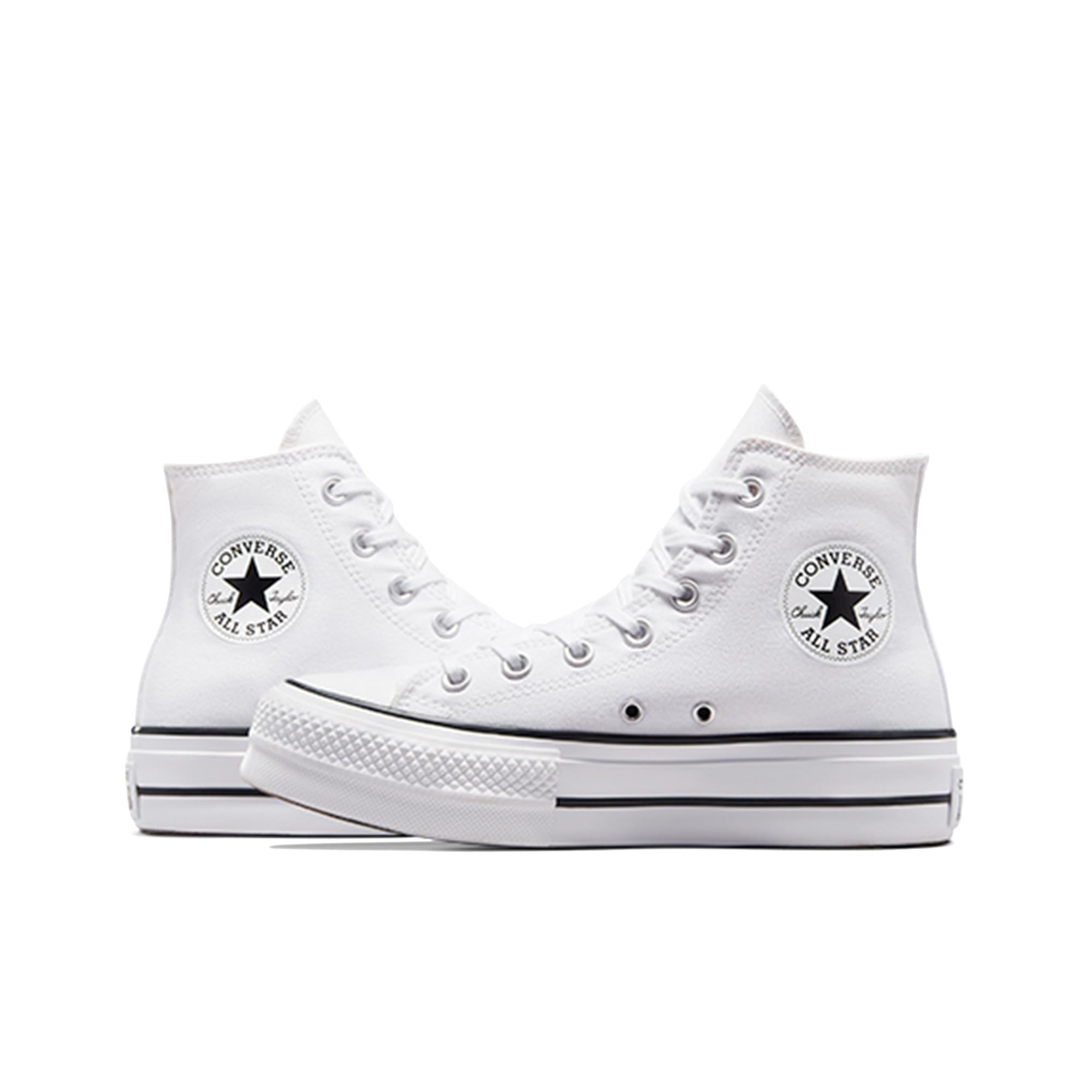 Converse Chuck Taylor All Star Lift - Women's White/Black/White Shoe Deals Outlet