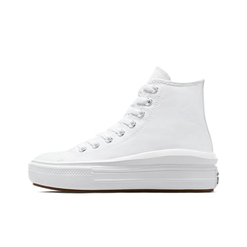 Converse Chuck Taylor All Star Move Platform High - Top - Women's White Black Shoe Deals Outlet