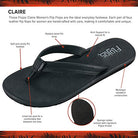 Flojos Claire - Women's Black Shoe Deals Outlet