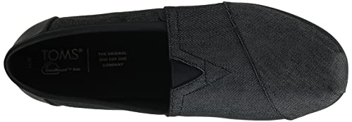 TOMS Classic Alpargata - Men's Black Denim Shoe Deals Outlet
