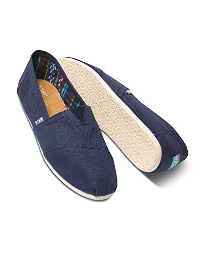 TOMS Classic Alpargata - Men's Navy Canvas Shoe Deals Outlet