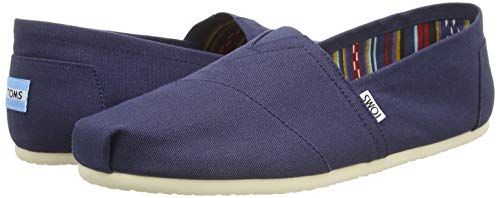 TOMS Classic Alpargata - Men's Navy Canvas Shoe Deals Outlet