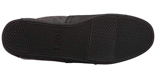TOMS Classic Alpargata - Men's Black on Black Canvas Shoe Deals Outlet