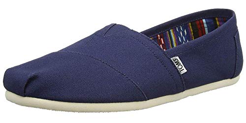 TOMS Classic Alpargata - Men's Navy Canvas Shoe Deals Outlet
