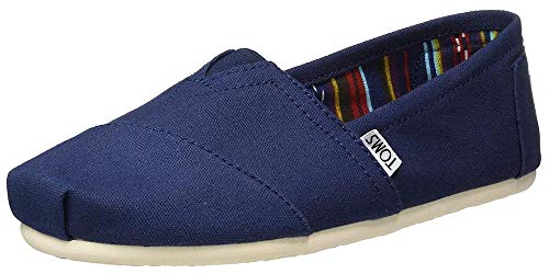 TOMS Classic Alpargata - Men's Navy Canvas Shoe Deals Outlet