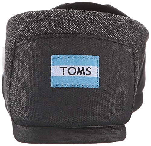 TOMS Classic Alpargata - Men's Black on Black Canvas Shoe Deals Outlet