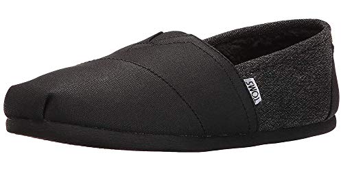 TOMS Classic Alpargata - Men's Black on Black Canvas Shoe Deals Outlet