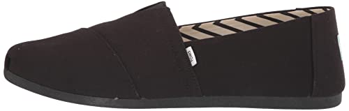 TOMS Classic Alpargata - Men's Black on Black Canvas Shoe Deals Outlet