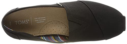 TOMS Classic Alpargata - Men's Black on Black Canvas Shoe Deals Outlet