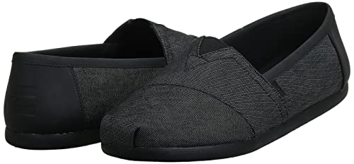 TOMS Classic Alpargata - Men's Black Denim Shoe Deals Outlet