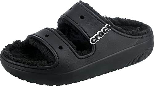 Crocs Classic Cozzzy Sandal - Men's Black Shoe Deals Outlet