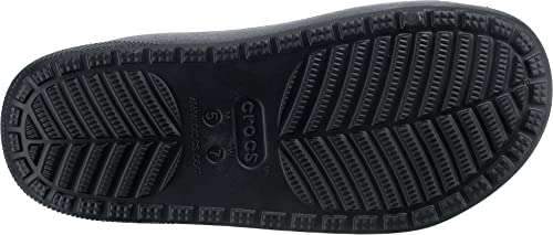 Crocs Classic Cozzzy Sandal - Men's Black Shoe Deals Outlet