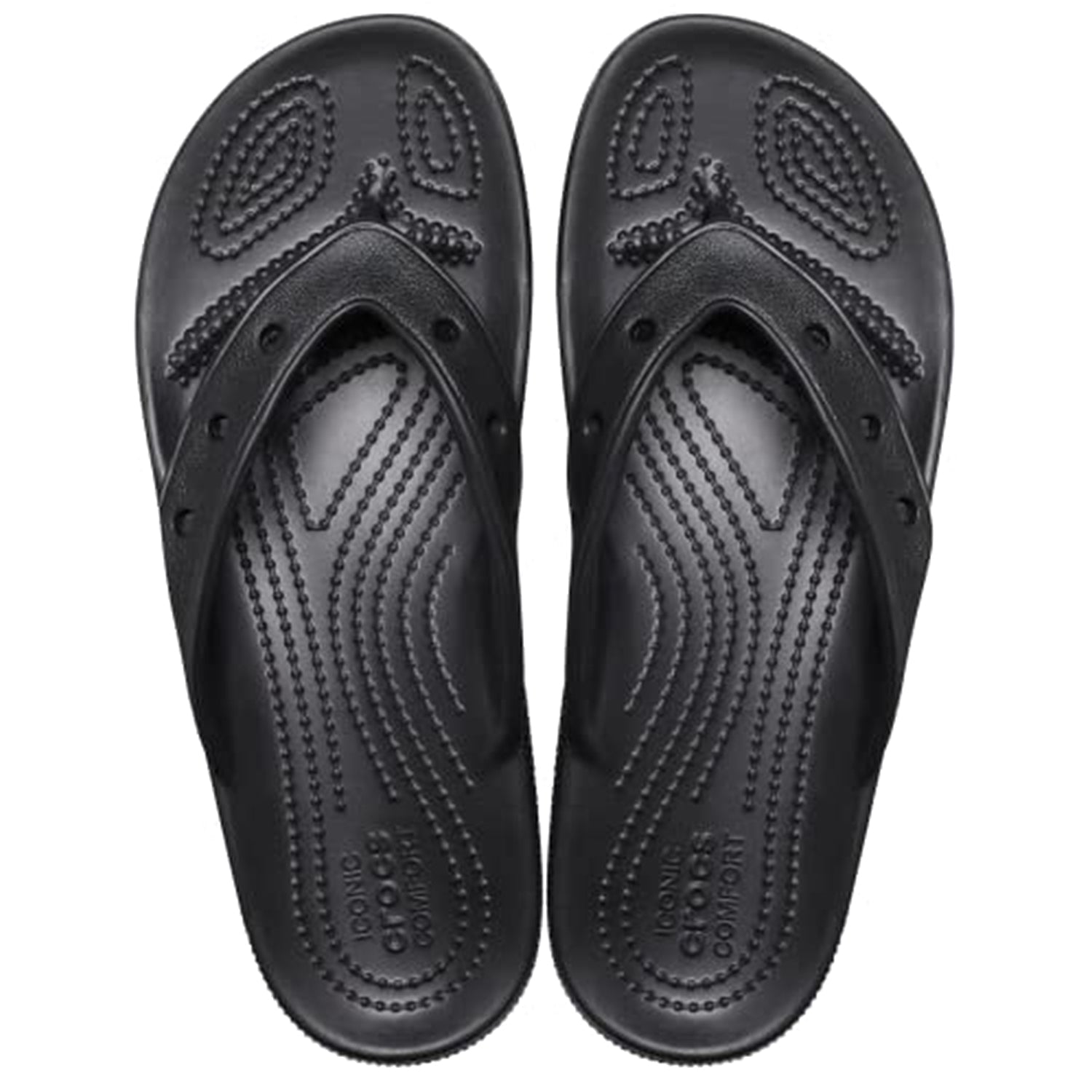Crocs Classic Flip Flop - Unisex Black Shoe Deals Outlet