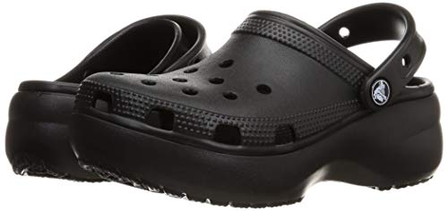 Crocs Classic Platform Clogs - Women's Black Shoe Deals Outlet