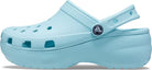 Crocs Classic Platform Clogs - Women's White Shoe Deals Outlet