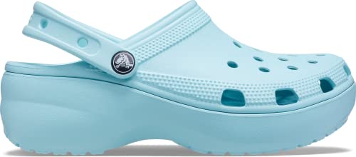 Crocs Classic Platform Clogs - Women's White Shoe Deals Outlet