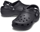 Crocs Classic Platform Clogs - Women's White Shoe Deals Outlet