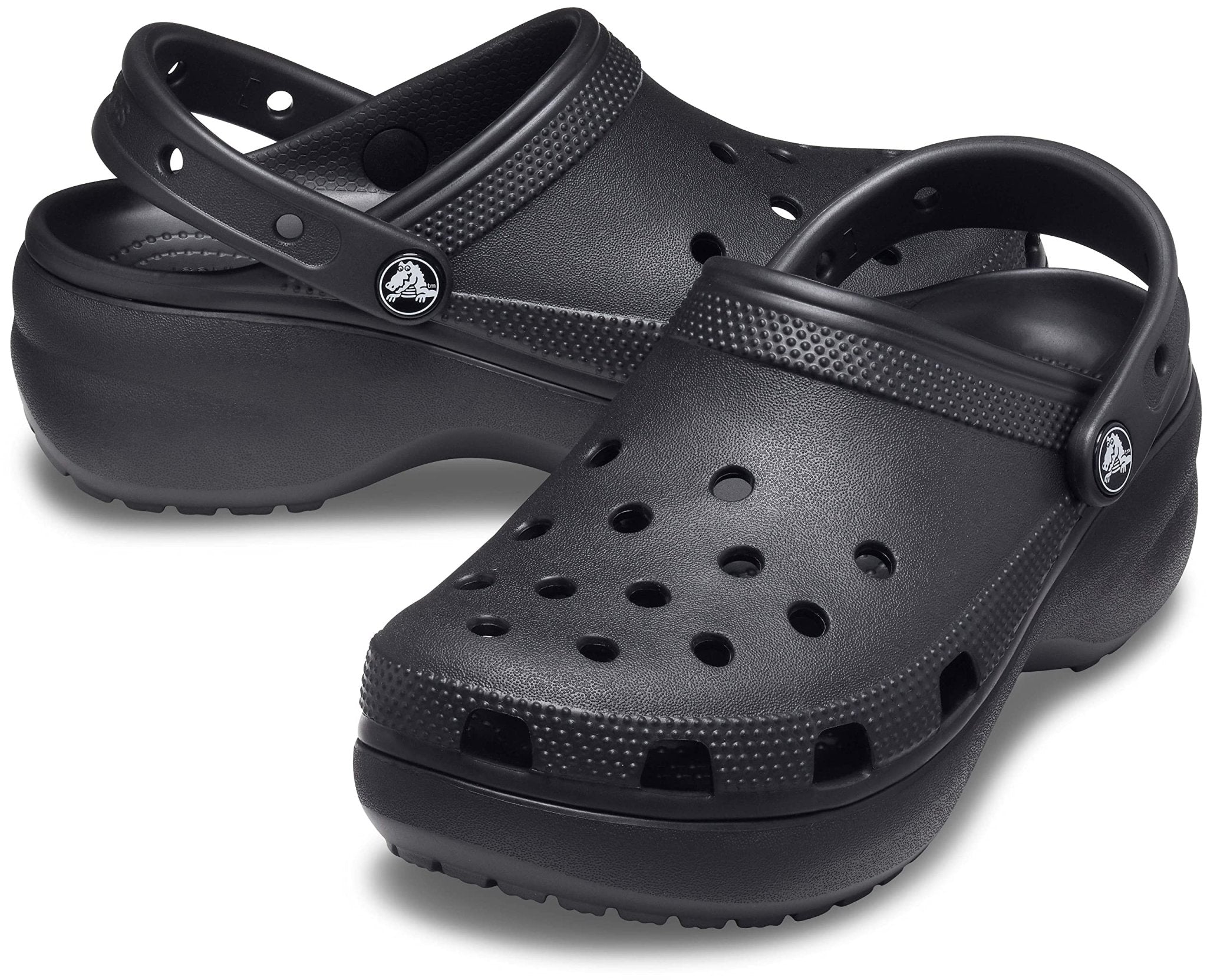 Crocs Classic Platform Clogs - Women's White Shoe Deals Outlet