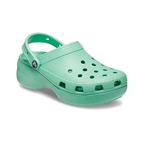 Crocs Classic Platform Clogs - Women's White Shoe Deals Outlet