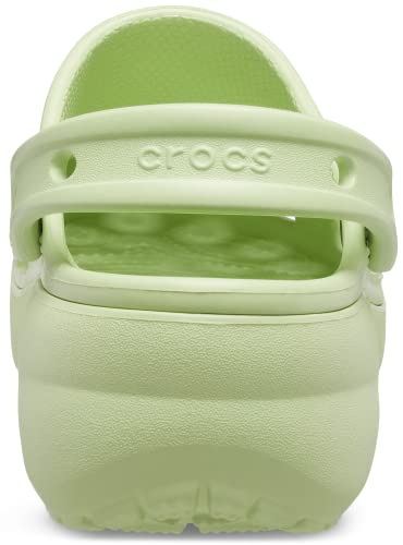 Crocs Classic Platform Clogs - Women's White Shoe Deals Outlet