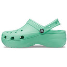 Crocs Classic Platform Clogs - Women's White Shoe Deals Outlet