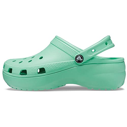 Crocs Classic Platform Clogs - Women's White Shoe Deals Outlet