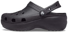 Crocs Classic Platform Clogs - Women's Black Shoe Deals Outlet