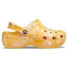 Crocs Classic Platform Graphic Clog - Women's Orange Sorbet/Graphic Shoe Deals Outlet