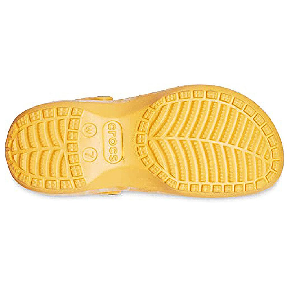 Crocs Classic Platform Graphic Clog - Women's Orange Sorbet/Graphic Shoe Deals Outlet