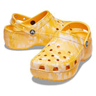 Crocs Classic Platform Graphic Clog - Women's Orange Sorbet/Graphic Shoe Deals Outlet