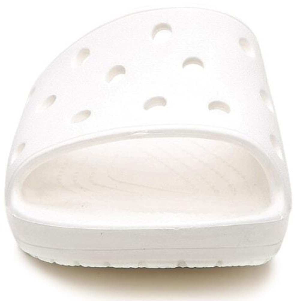 Crocs Classic Slide - Unisex White Shoe Deals Outlet