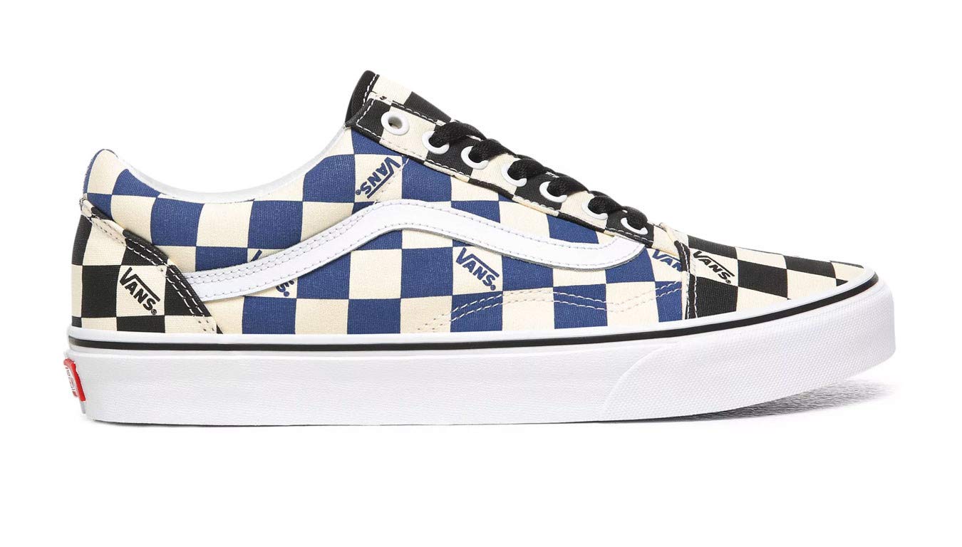 Vans Classic Slip - On - Unisex Big Check Black/Navy Shoe Deals Outlet