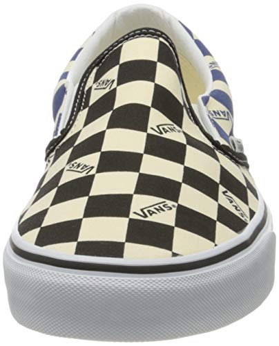 Vans Classic Slip - On - Unisex Big Check Black/Navy Shoe Deals Outlet