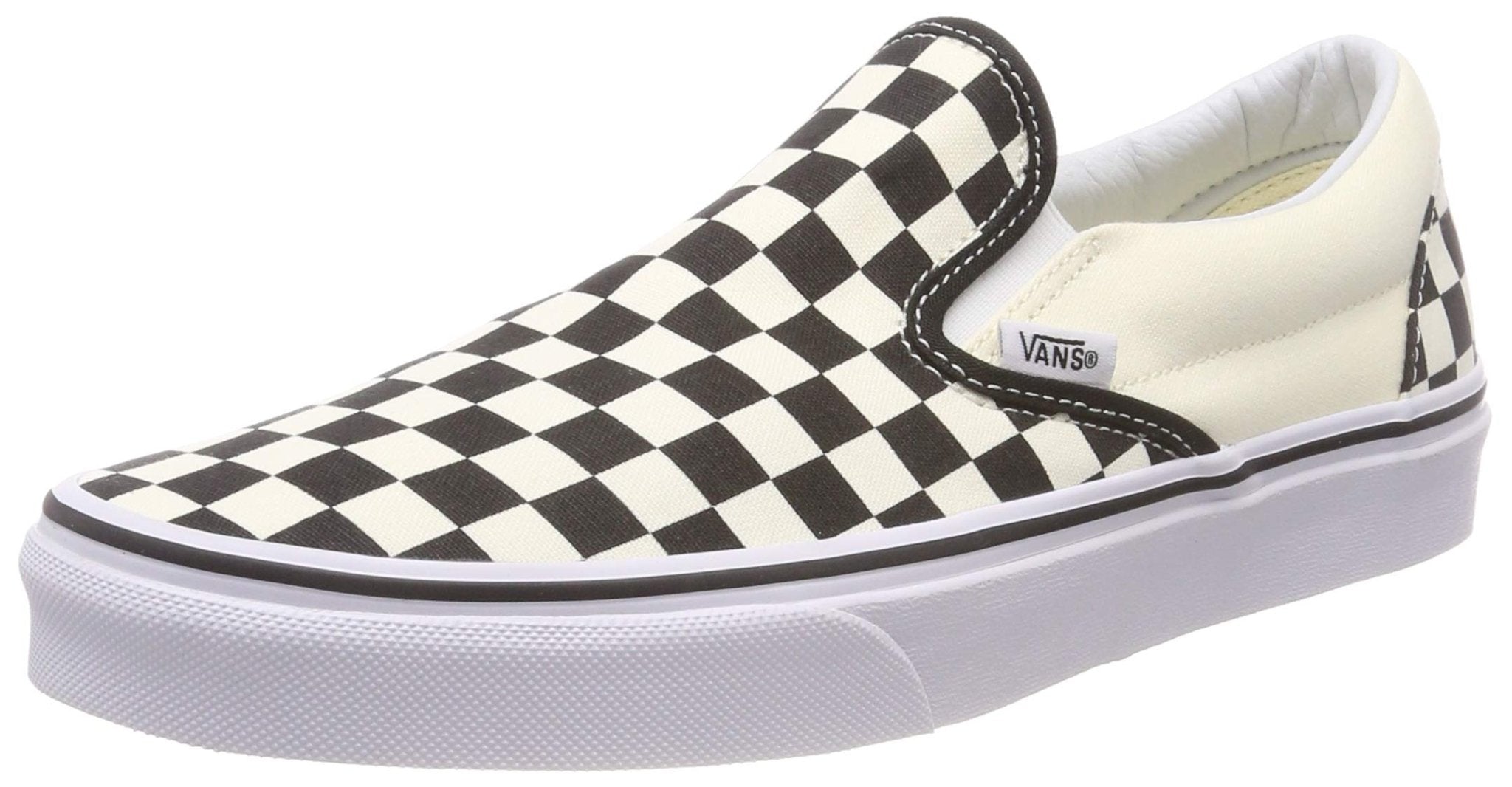 Vans Classic Slip - On - Unisex Black/Off White Checkerboard Shoe Deals Outlet
