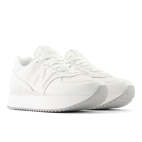 New Balance Classics 574 - Women's Platform White/White Shoe Deals Outlet