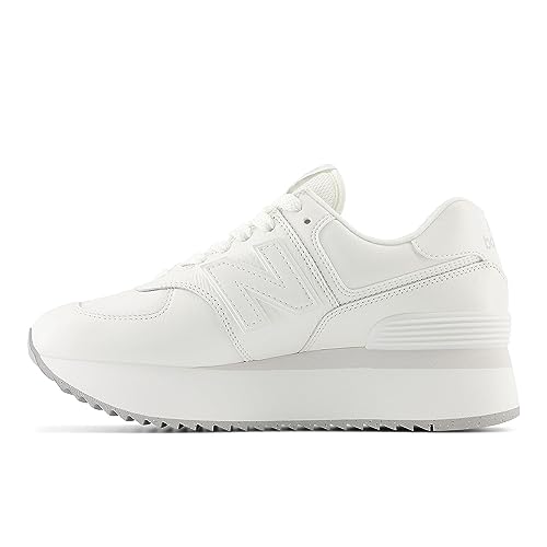 New Balance Classics 574 - Women's Platform White/White Shoe Deals Outlet