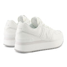 New Balance Classics 574 - Women's Platform White/White Shoe Deals Outlet