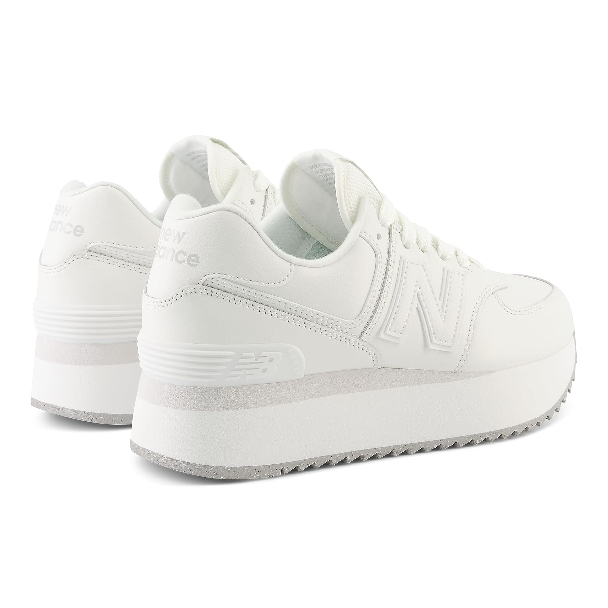 New Balance Classics 574 - Women's Platform White/White Shoe Deals Outlet