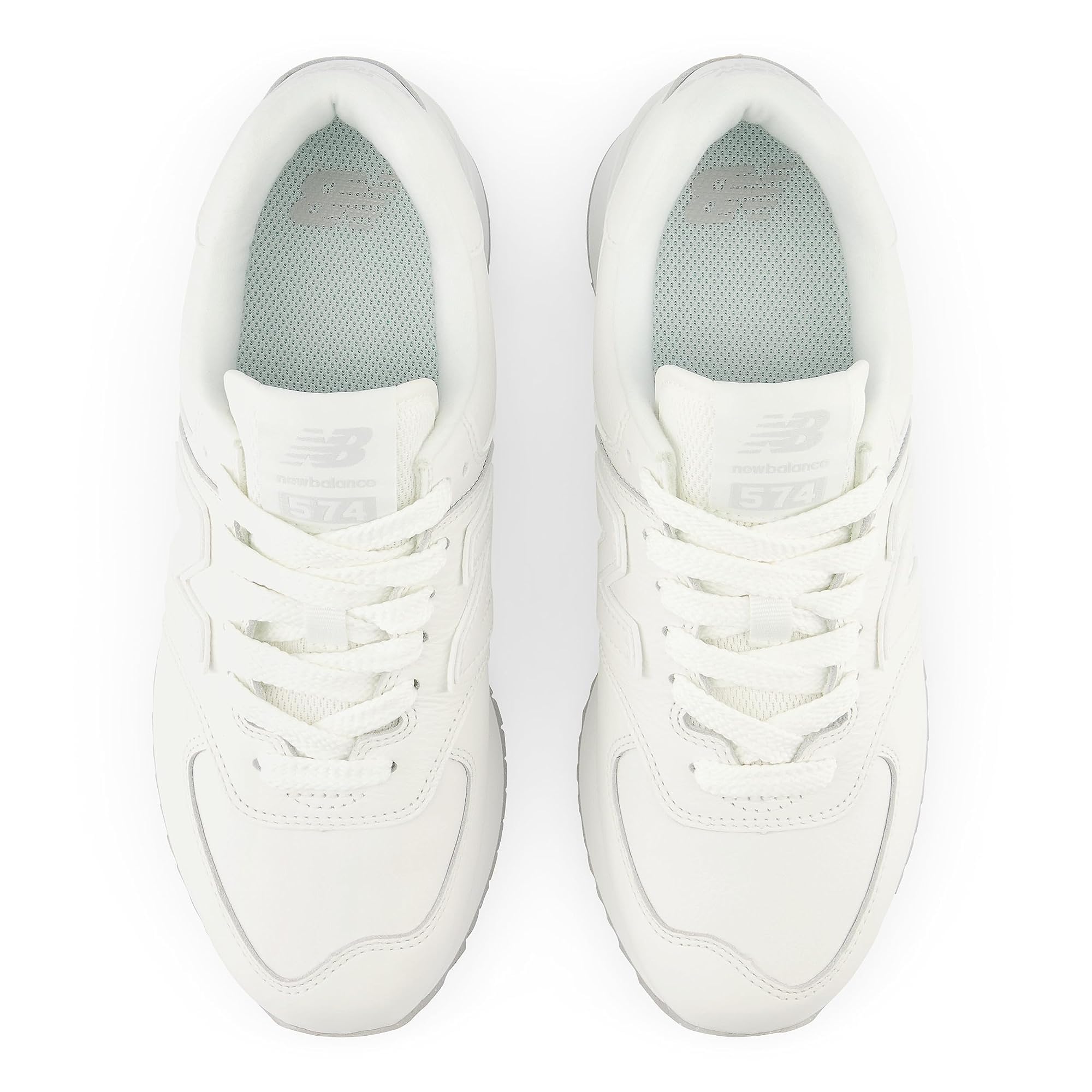 New Balance Classics 574 - Women's Platform White/White Shoe Deals Outlet