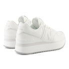 New Balance Classics 574 - Women's Platform White/White Shoe Deals Outlet