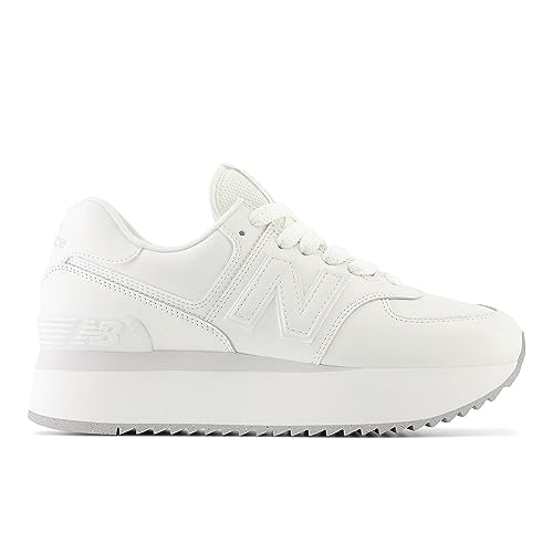 New Balance Classics 574 - Women's Platform White/White Shoe Deals Outlet